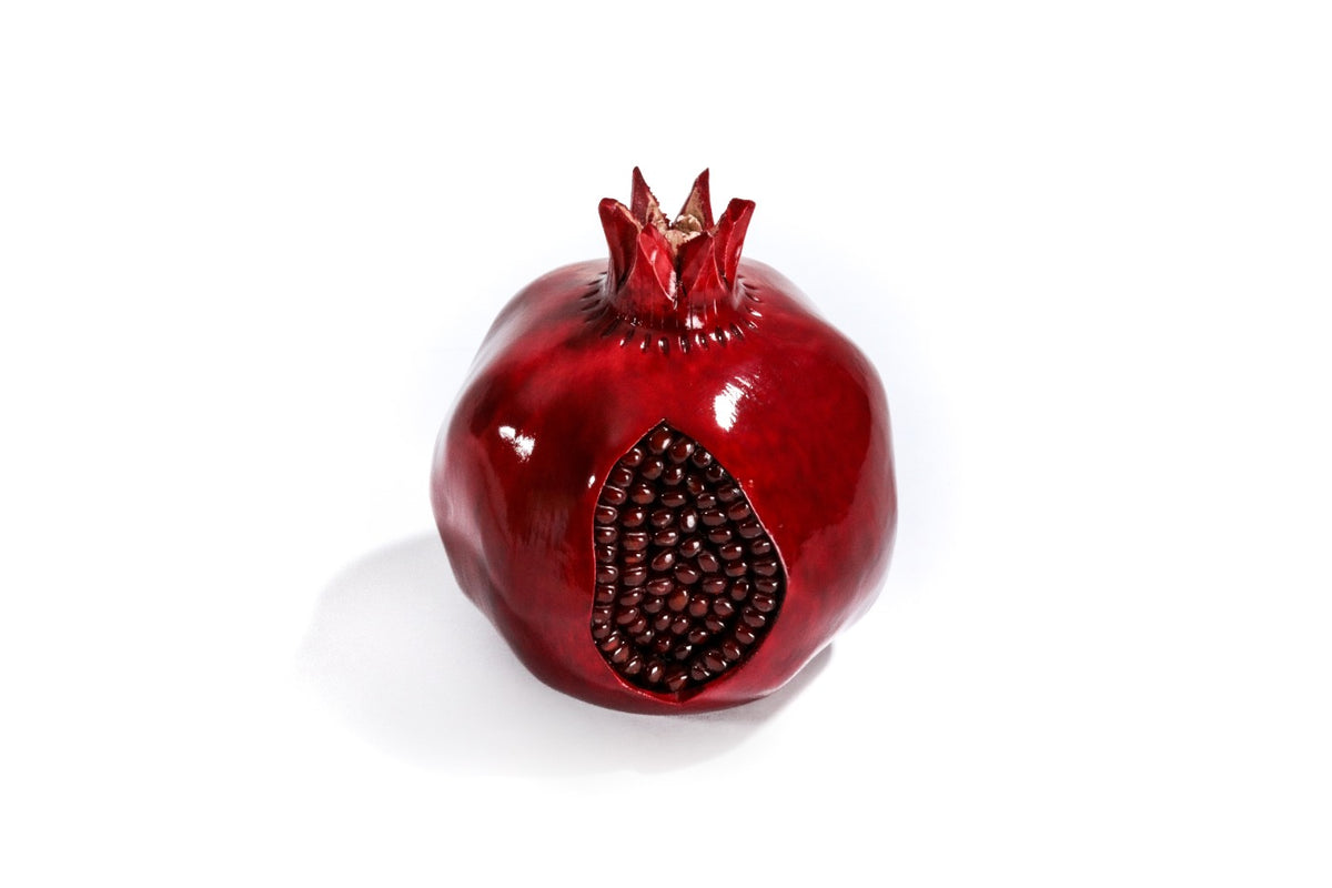 Handmade Wooden Pomegranate Decor, 12 cm - photo 2