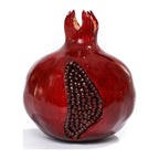 Handmade Wooden Pomegranate Decor, 19 cm