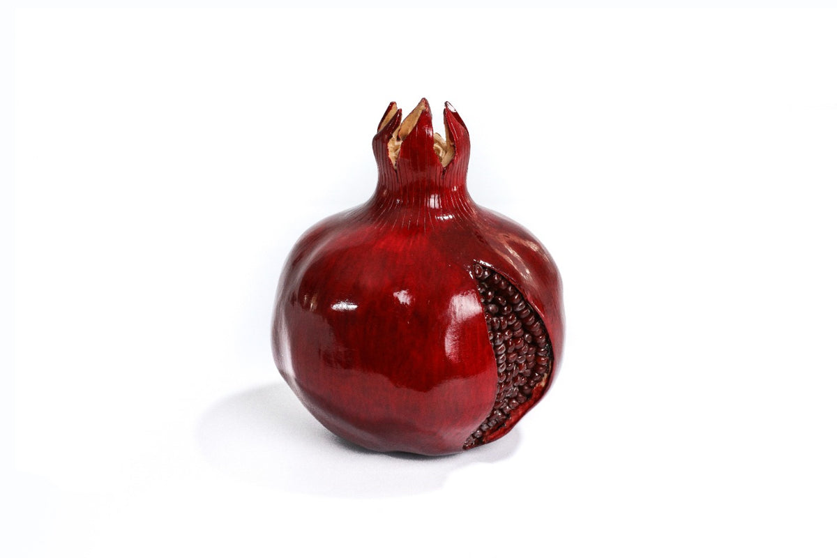 Handmade Wooden Pomegranate Decor, 19 cm - photo 2
