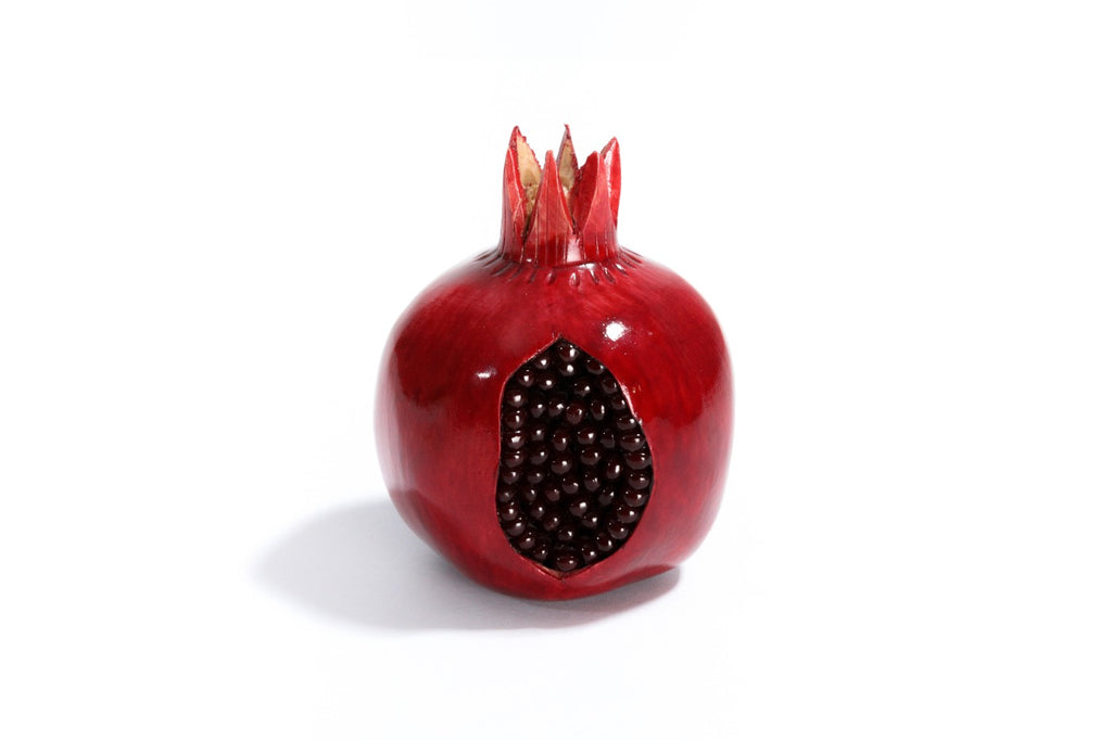 Handmade Wooden Pomegranate Decor, 9 cm - photo 2