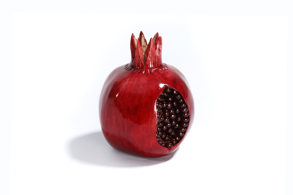 Handmade Wooden Pomegranate Decor, 9 cm - photo 5