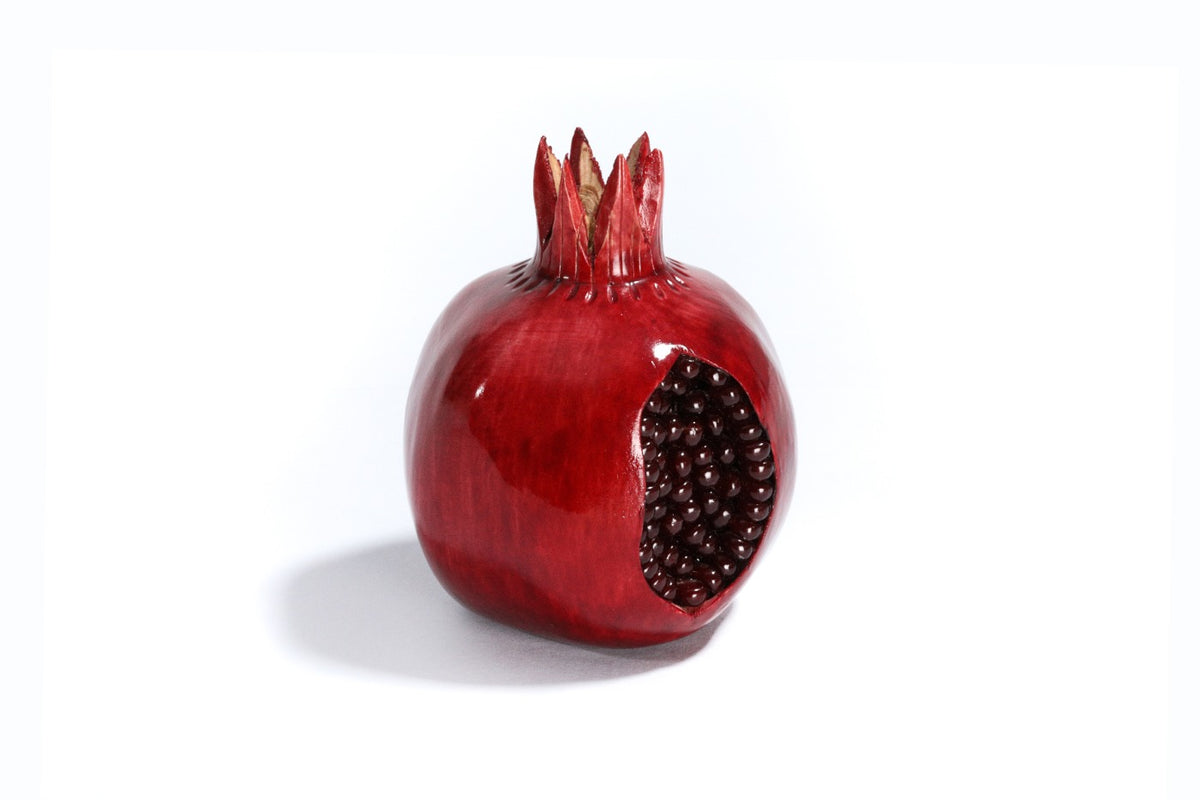 Handmade Wooden Pomegranate Decor, 9 cm - photo 5