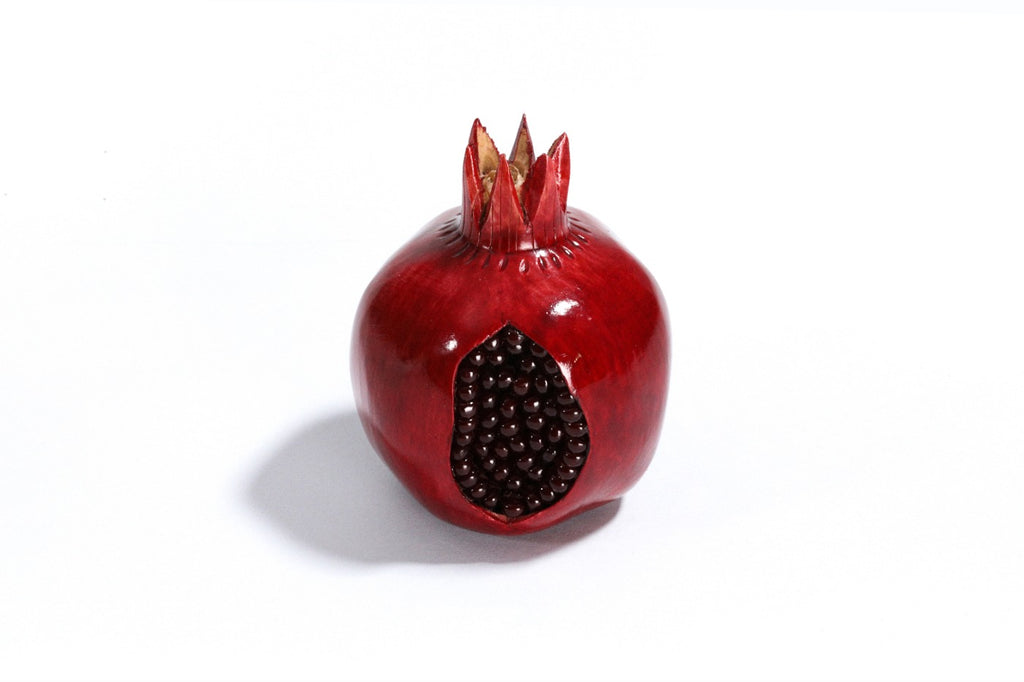 Handmade Wooden Pomegranate Decor, 9 cm - photo 4