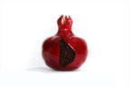 Handmade Wooden Pomegranate Decor, 23 cm