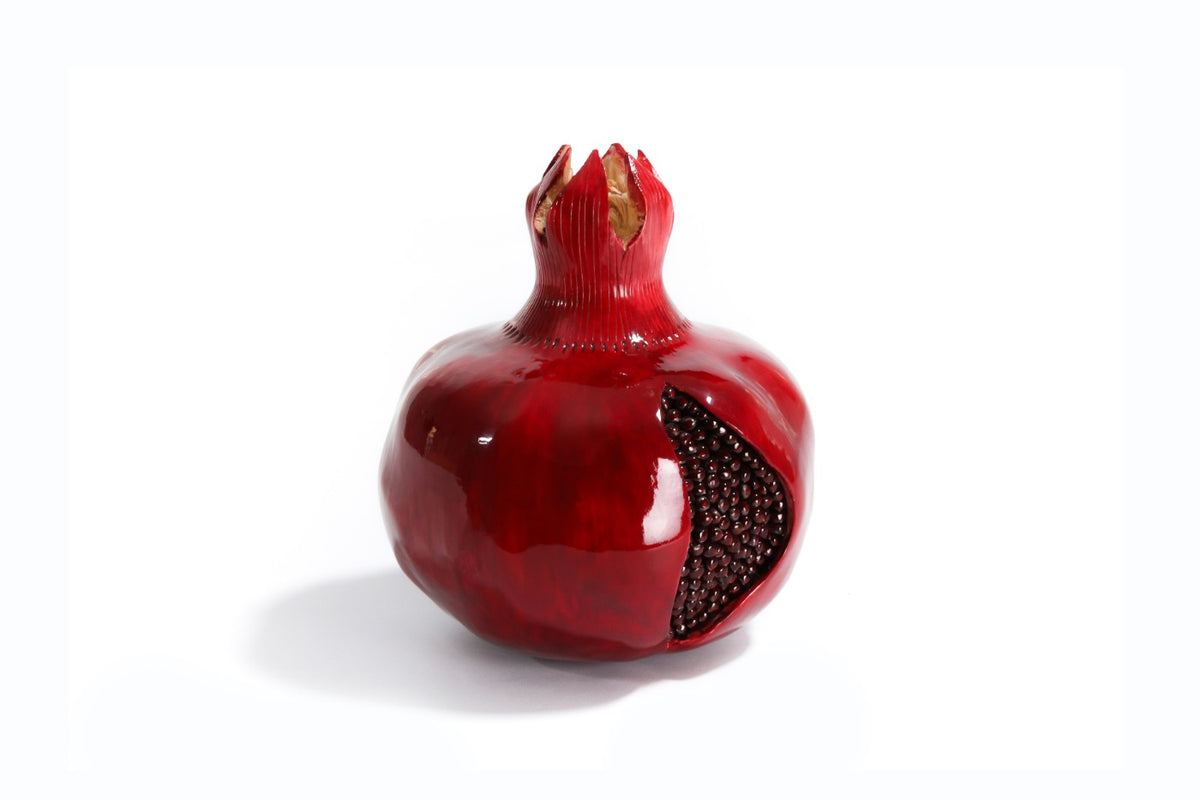 Handmade Wooden Pomegranate Decor, 23 cm - photo 2