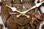 Handmade Wooden Wall Clock with Armenian Coat of Arms, 30 cm - photo 9