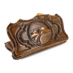 Handmade Wooden Duduk Case with Mount Ararat Outline