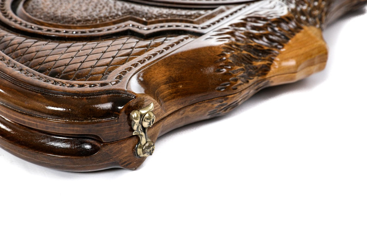 Handmade Wooden Duduk Case with Mount Ararat Outline - photo 6