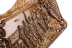 Handmade Walnut Backgammon Set with Noah's Ark Scene and Ararat Outline, 60 cm - photo 8