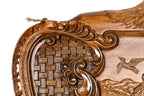 Handmade Walnut Backgammon Set with Noah's Ark Scene and Ararat Outline, 60 cm - photo 10