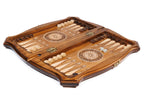 Handmade Wooden Chess and Backgammon Set with Contour Outline, 40 cm - photo 3