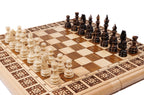 Handmade Wooden Chess and Backgammon Set, Classic Board, 40 cm - photo 2