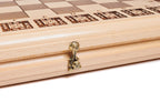 Handmade Wooden Chess and Backgammon Set, Classic Board, 40 cm - photo 9