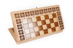 Handmade Wooden Chess and Backgammon Set, Classic Board, 40 cm - photo 4