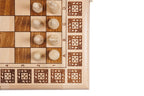 Handmade Wooden Chess and Backgammon Set, Classic Board, 40 cm - photo 11