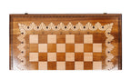 Handmade Walnut Chess and Backgammon Set with Armenian Ornament, 60 cm - photo 8