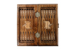 Handmade Wooden Backgammon Set with Armenian Alphabet, 30 cm - photo 9