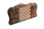 Handmade Wooden Backgammon Set with Eternity Sign, 60 cm - photo 4