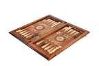 Handmade Wooden Backgammon Set with Armenian Coat of Arms, 50 cm - photo 3
