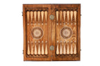 Handmade Wooden Backgammon Set with Armenian Coat of Arms, 50 cm - photo 12
