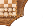Handmade Wooden Star-Shaped Chess Set, 50 cm - photo 11