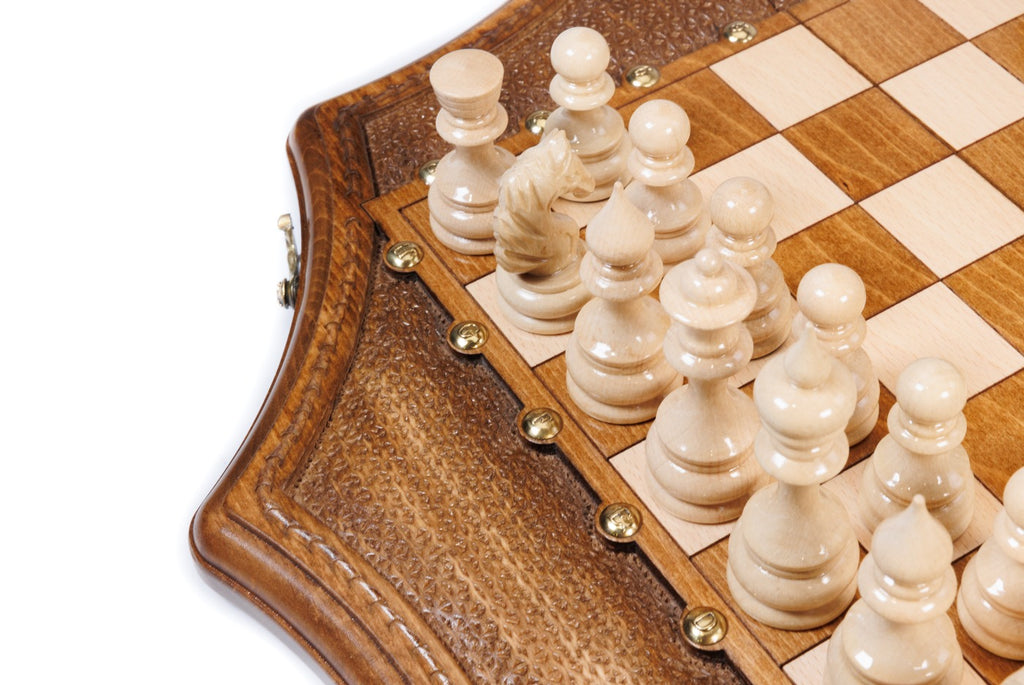 Handmade Wooden Star-Shaped Chess Set, 50 cm - photo 12