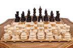 Handmade Wooden Star-Shaped Chess Set, 50 cm - photo 5