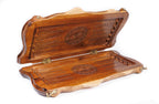 Handmade Walnut Backgammon Set with World Map and Ararat Outline, 40 cm - photo 5