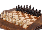 Handmade Wooden Star-Shaped Chess Set, 50 cm - photo 2