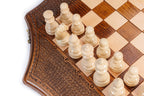Handmade Wooden Star-Shaped Chess Set, 50 cm - photo 12