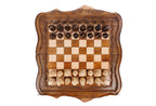 Handmade Wooden Chess Set with Ararat Outline, 50 cm - photo 4