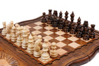 Handmade Wooden Chess Set with Ararat Outline, 50 cm - photo 2
