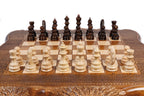 Handmade Wooden Chess and Backgammon Set with Ararat Outline, 60 cm - photo 5