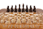 Handmade Wooden Chess and Backgammon Set with Ararat Outline, 60 cm - photo 5