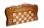 Handmade Wooden Chess and Backgammon Set with Ararat Outline, 60 cm - photo 4