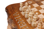 Handmade Wooden Chess and Backgammon Set with Ararat Outline, 60 cm - photo 12