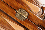 Handmade Wooden Backgammon Set with Armenian Ornament and Ararat Outline, 60 cm - photo 12