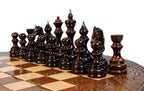 Handmade Wooden Circular Chess Set, 40 cm - photo 4