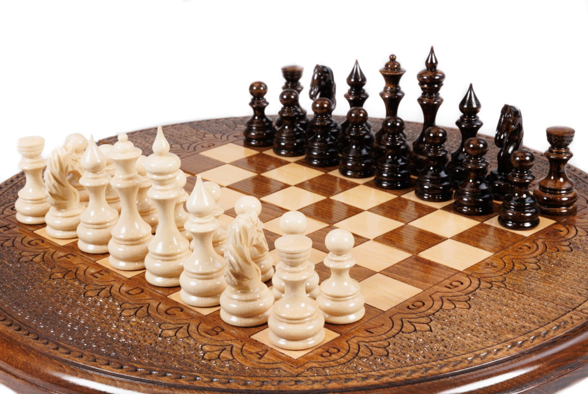 Juego de ajedrez circular, 40 cm (modelo 21507) – foto 2