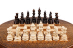 Handmade Wooden Circular Chess Set, 40 cm - photo 3