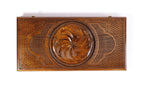 Handmade Wooden Backgammon Set with Eternity Sign, 60 cm - photo 4