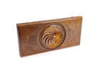 Handmade Wooden Backgammon Set with Eternity Sign, 60 cm - photo 2