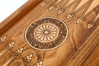 Handmade Wooden Backgammon Set with Mount Ararat, 50 cm - photo 10
