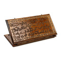 Handmade Wooden Backgammon Set with Armenian Alphabet, 50 cm