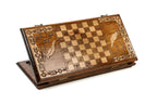 Handmade Wooden Backgammon Set with Armenian Alphabet, 50 cm - photo 5