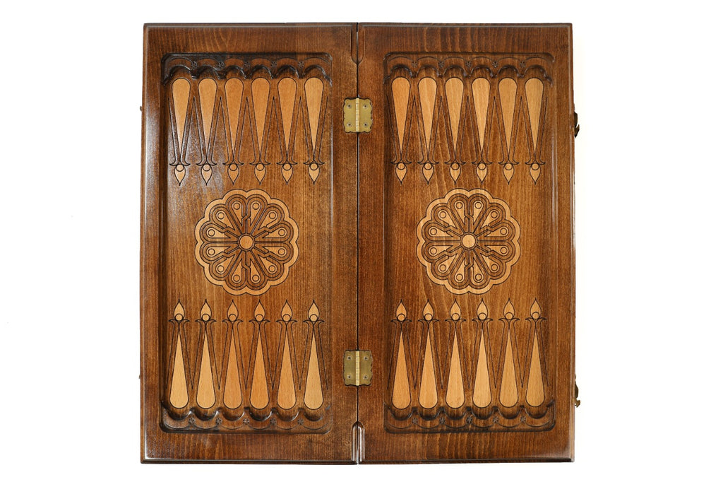Handmade Wooden Backgammon Set with Armenian Alphabet, 50 cm - photo 12