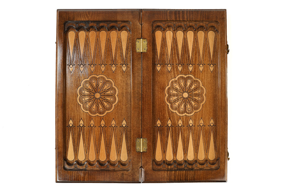 Handmade Wooden Backgammon Set with Armenian Alphabet, 50 cm - photo 12