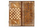 Handmade Wooden Backgammon Set with Armenian Alphabet, 50 cm - photo 10