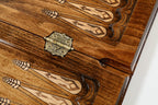 Handmade Wooden Backgammon Set with Armenian Alphabet, 50 cm - photo 11