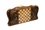 Handmade Wooden Backgammon Set with Pomegranate and Ararat Outline, 60 cm - photo 4